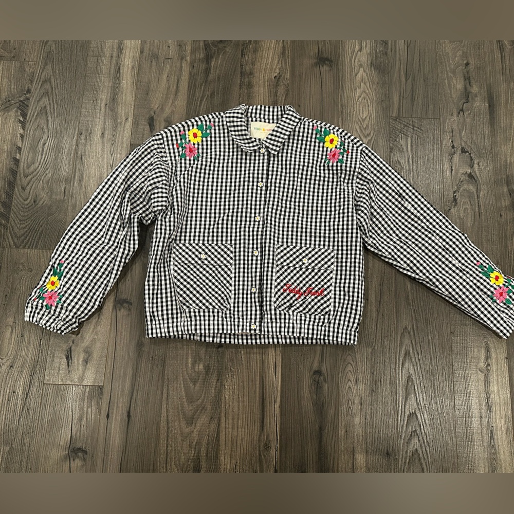 Teddy fresh gingham jacket size XL